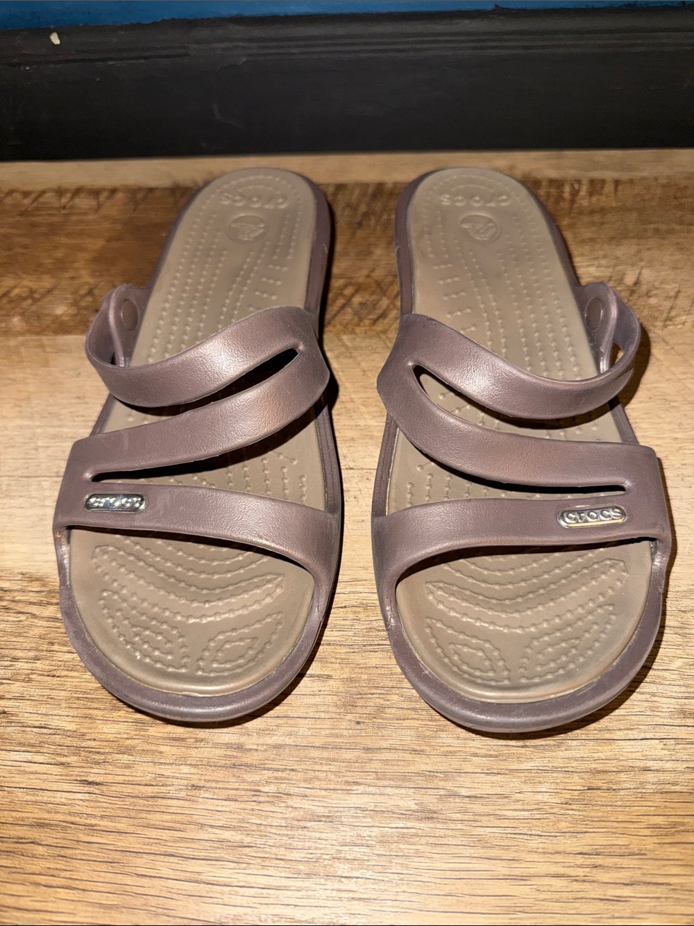 Size 7 Crocs Slide on Sandal